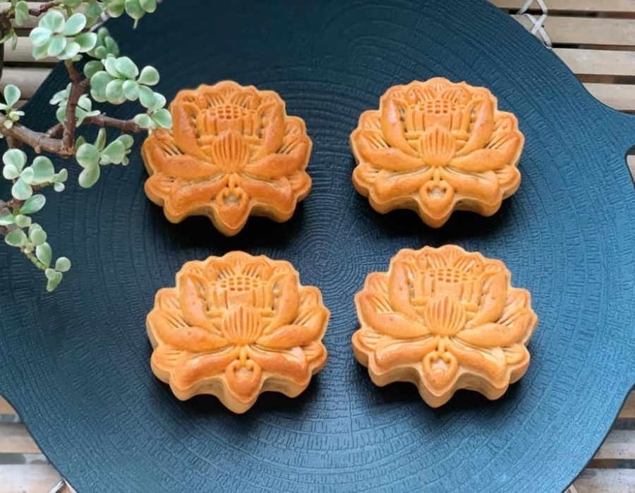 Thành phẩm bánh vàng thơm 